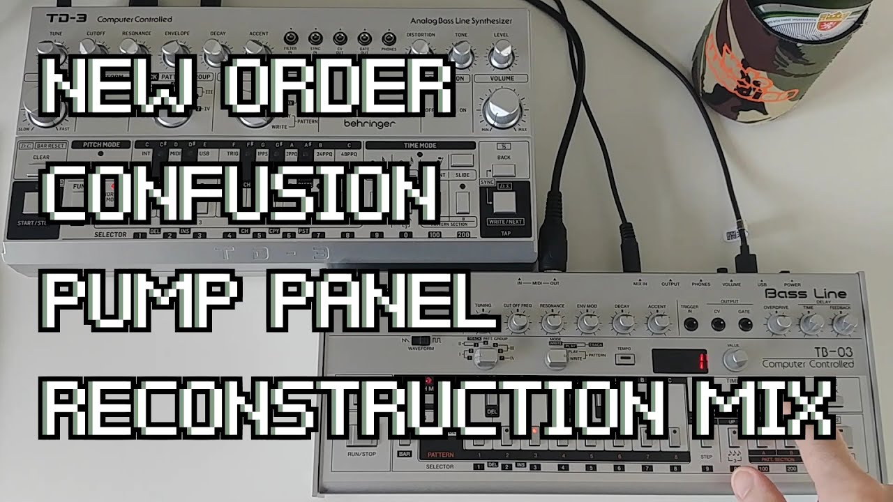NEW ORDER 'CONFUSION' (BLADE SOUNDTRACK / BLOOD RAVE) TB-303 / TB-03 / TB-3 / TD-3 PATTERN
