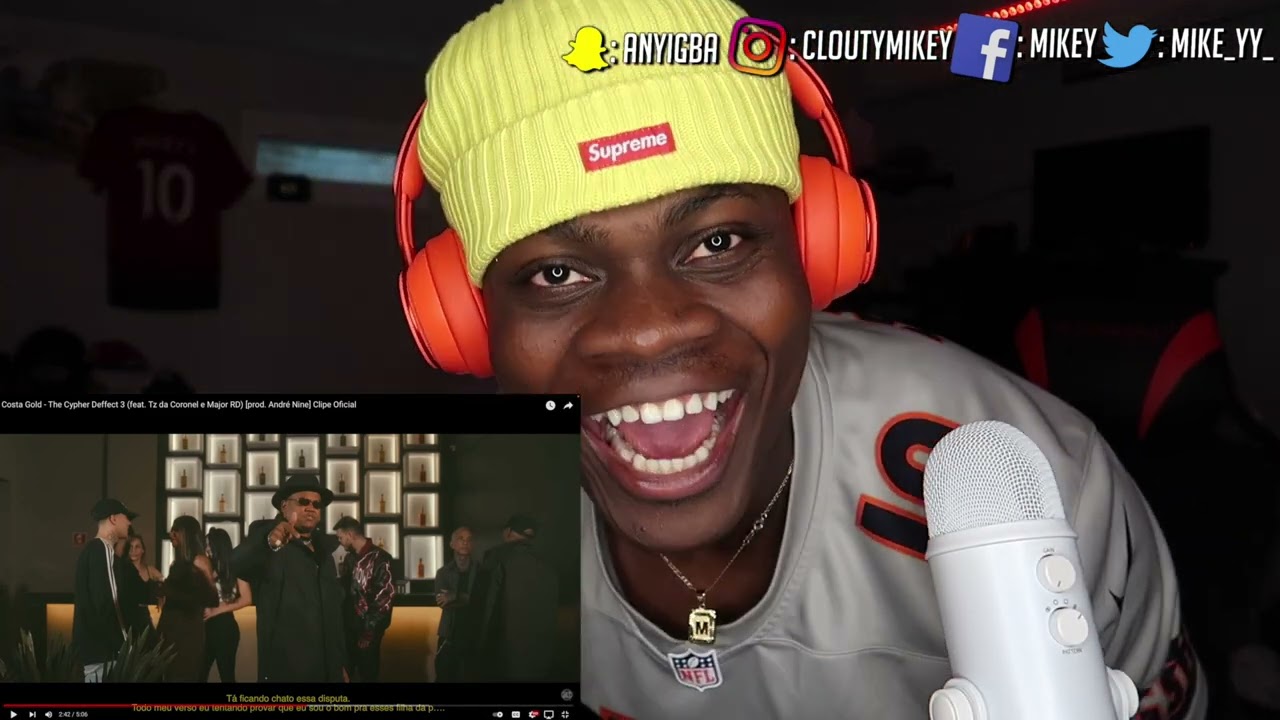GRINGO REACT 🇺🇸 Costa Gold - The Cypher Deffect 3 ( Tz da Coronel e Major RD) Clipe Oficial REACTION