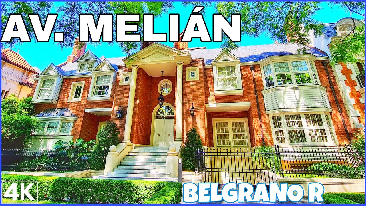 【4K】Buenos Aires, Walk AVENIDA MELIÁN - BELGRANO R | Buenos Aires Walk Verano 2022.