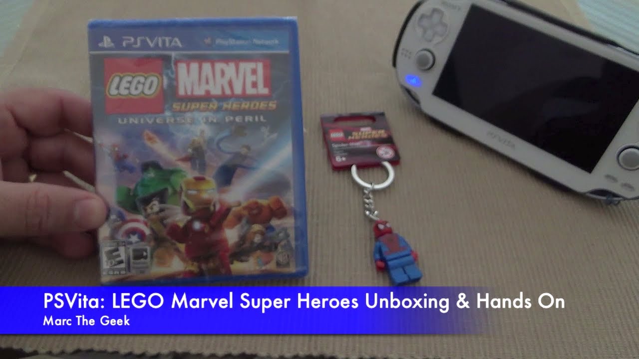 PSVita: распаковка и тестирование Lego Marvel Super Heroes