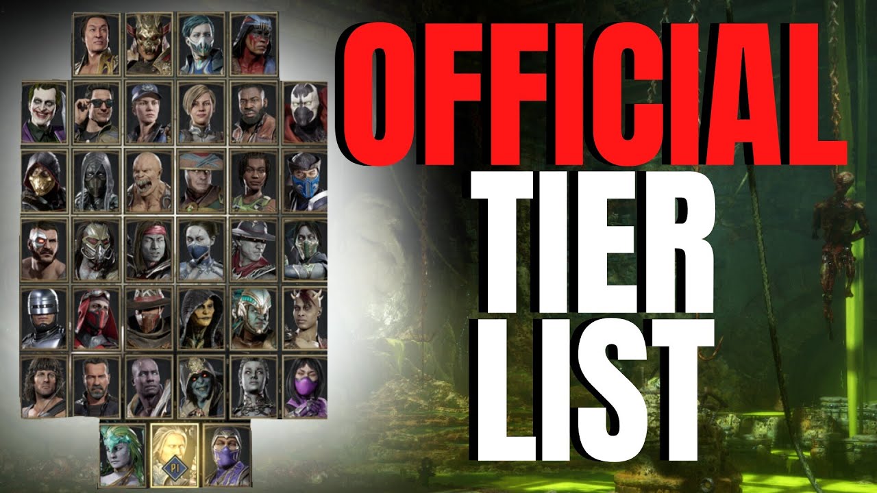 DEFINITIVE MORTAL KOMBAT 11 TIER LIST!! MORTAL KOMBAT 11!