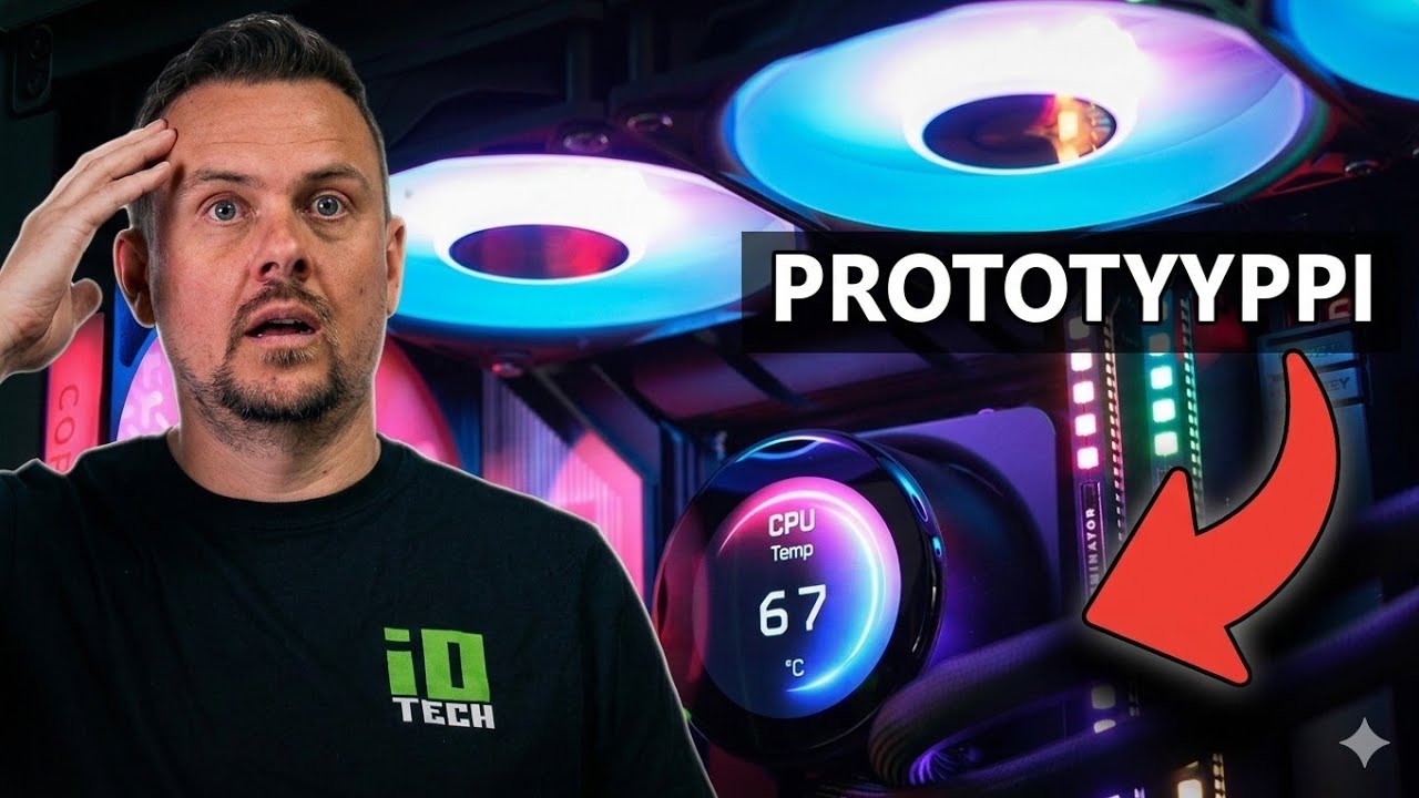 EI VIELÄ MYYNNISSÄ! Testissä prototyyppi all-in-one-nestejäähdytys Ryzen X3D - prosessoreille