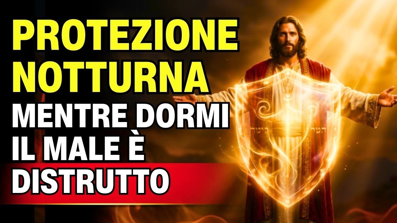 🔥 Mentre Riposi, il Sangue di Gesù ANNIENTA Tutto il Male Sulla Tua Famiglia