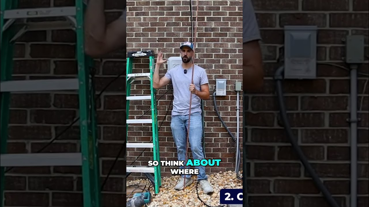 Ground Rod Antenna Installation: Location & Safety Tips #shorts