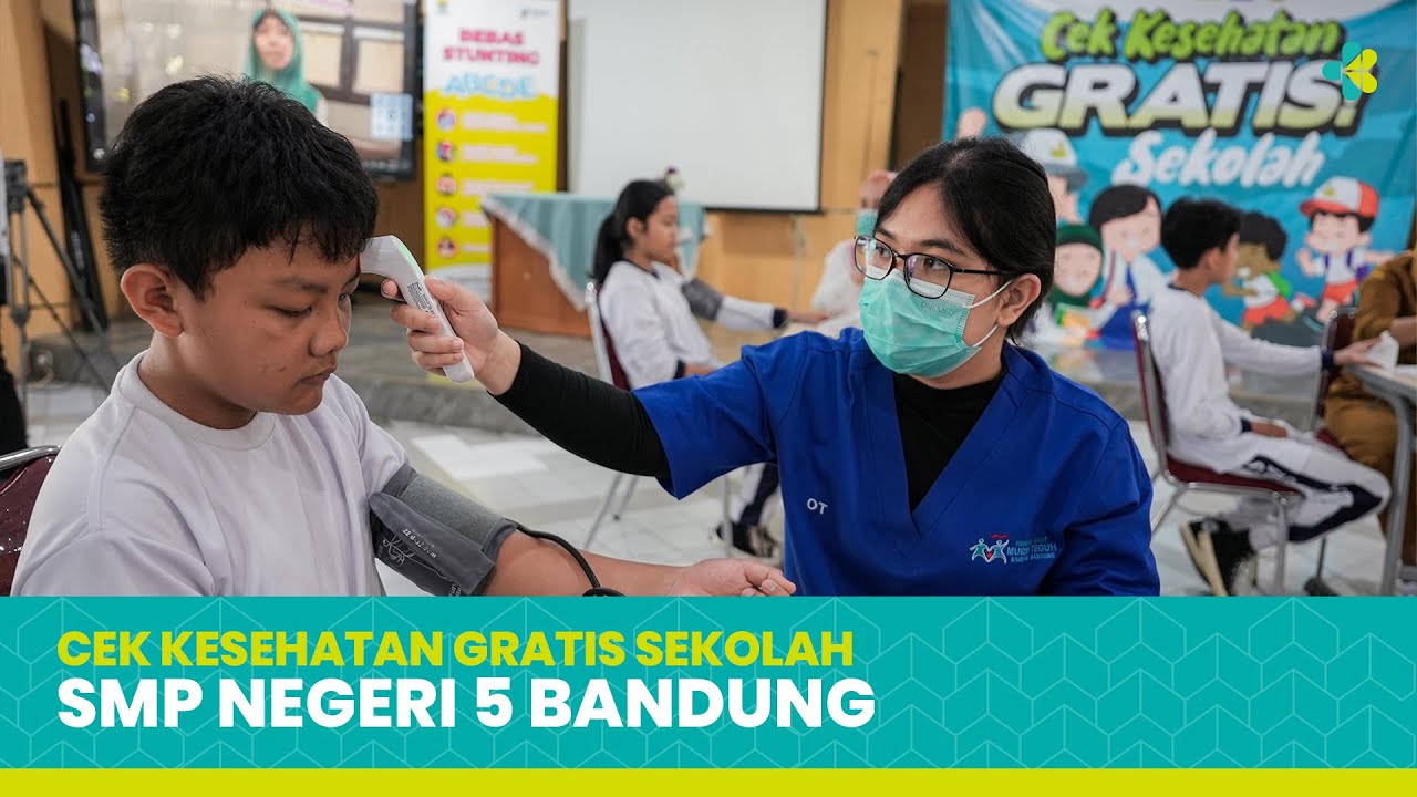 Cek Kesehatan Gratis di SMP Negeri 5 Bandung