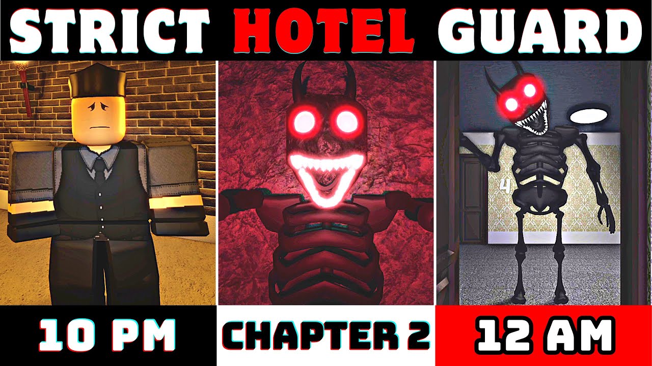 Weird Strict Hotel Guard : Chapter 2 (Night 1 to 5) - Full Walkthrough | Roblox