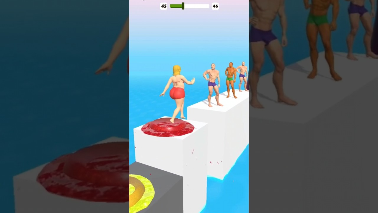 Squeezy Girl Jump Mn Android play #fun #gameplay #mobilegame #short #shorts