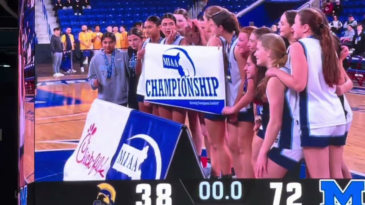 Medfield Girls Basketball wins 3rd straight state championship! 