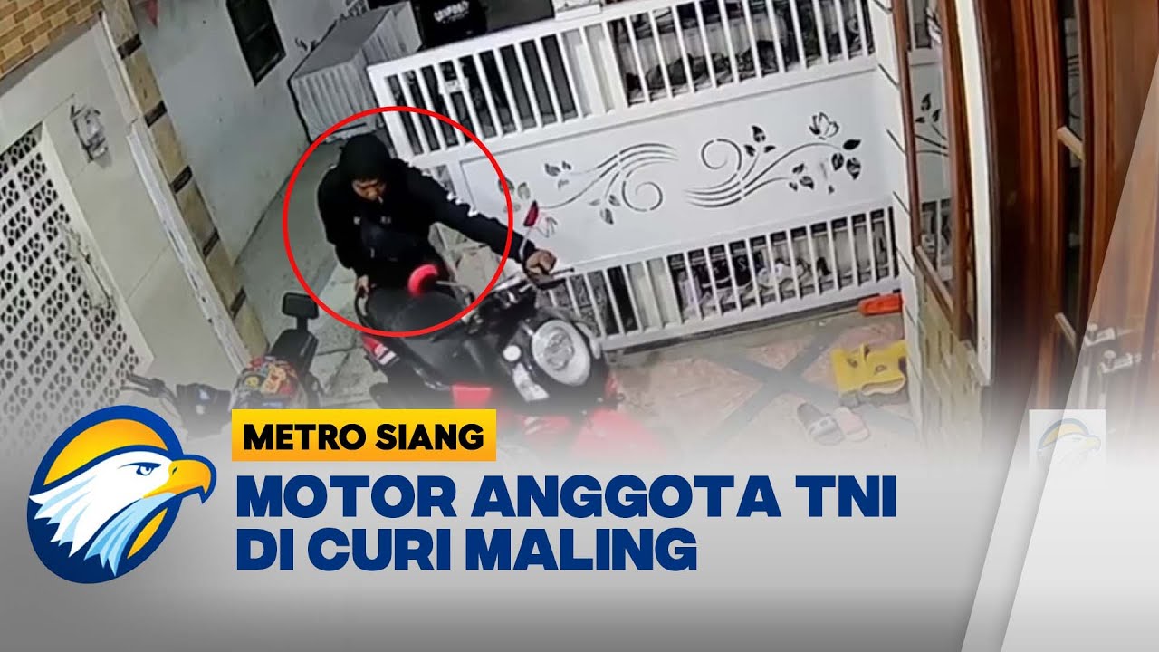 Motor Anggota TNI Raib Dicuri Maling [Metro Siang]