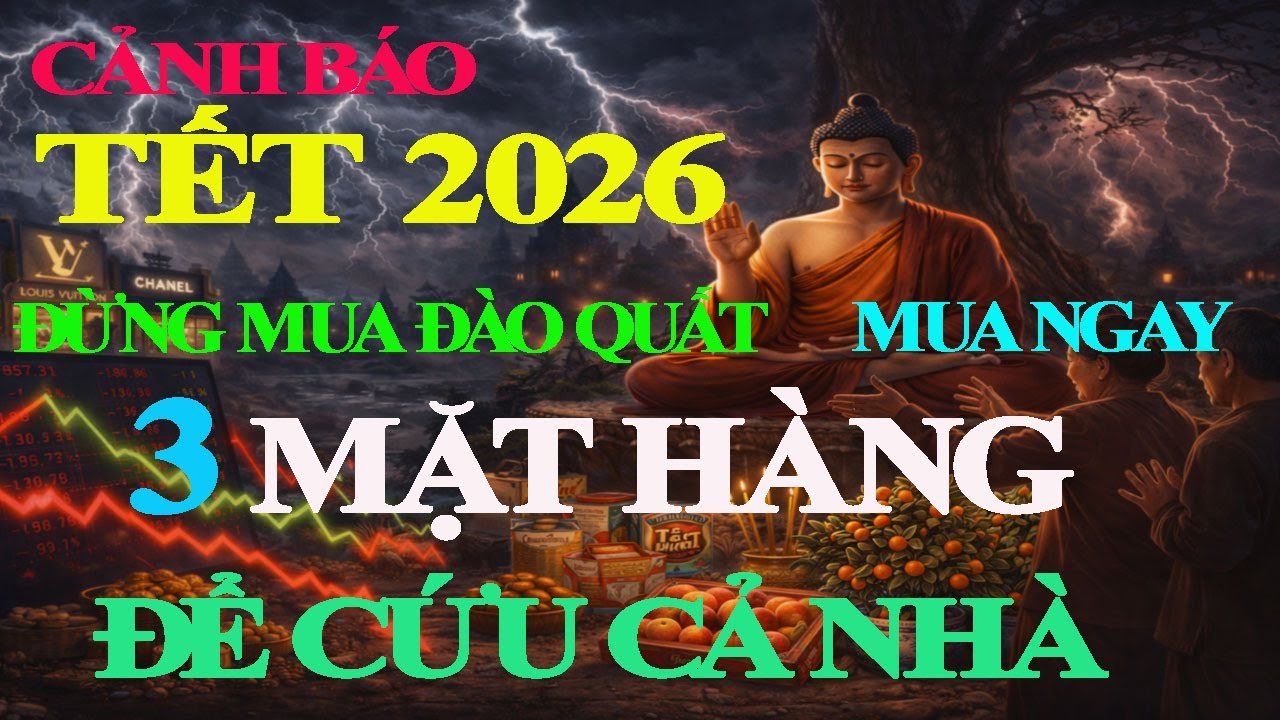 Cảnh Báo Tết 2026: Đừng Mua Đào Quất ?, Mua Ngay 3 Thứ Này Để Cứu Cả Nhà.!