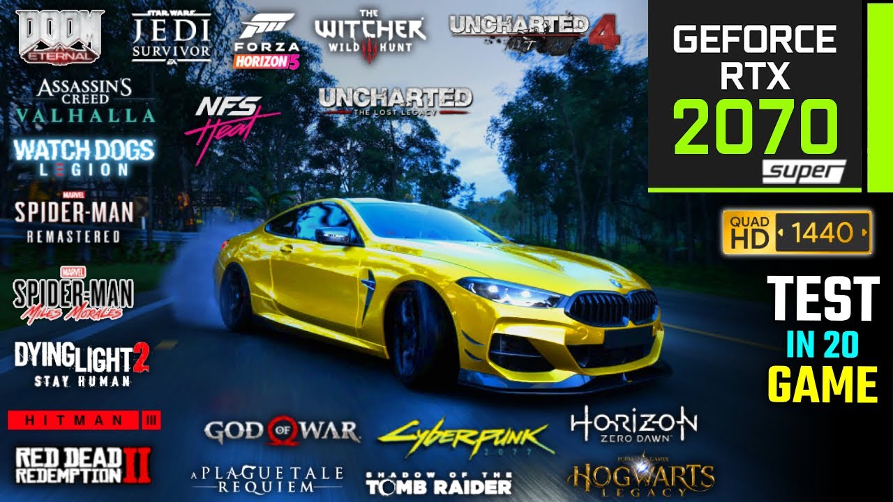 RTX 2070 SUPER in 2023 (Test in 20 Games) 1440p 