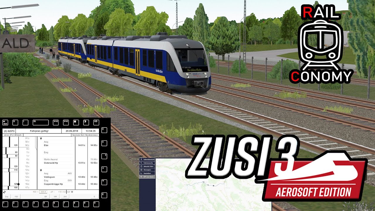 Verspätung & Ersatzsignale - RB zwischen Hameln & Hildesheim / Zusi 3 RAILConomy [005]