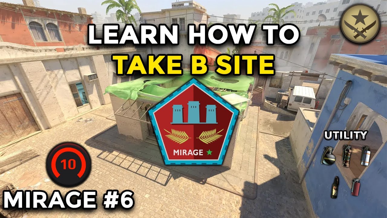 HOW TO PLAY B ON MIRAGE (T) - CS2 TIPS AND TRICKS MIRAGE #6