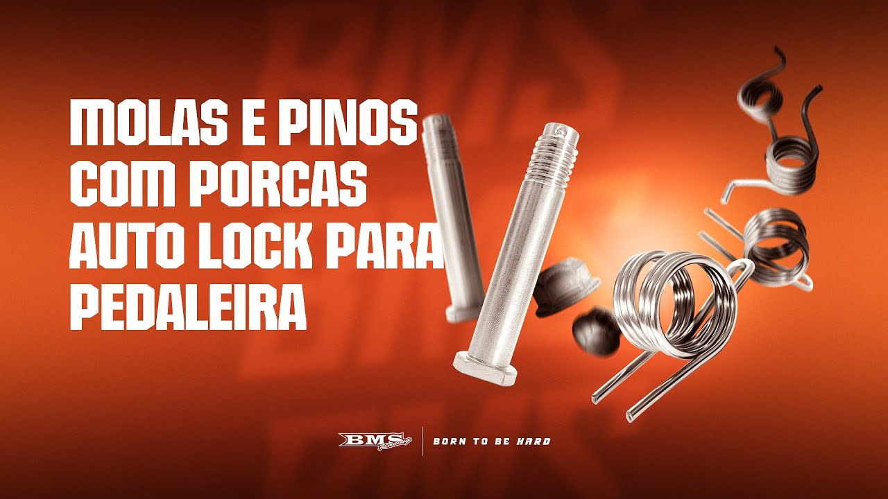 CONHEÇA OS PINOS COM PORCAS AUTO-TRAVANTES E MOLAS DA BMS RACING
