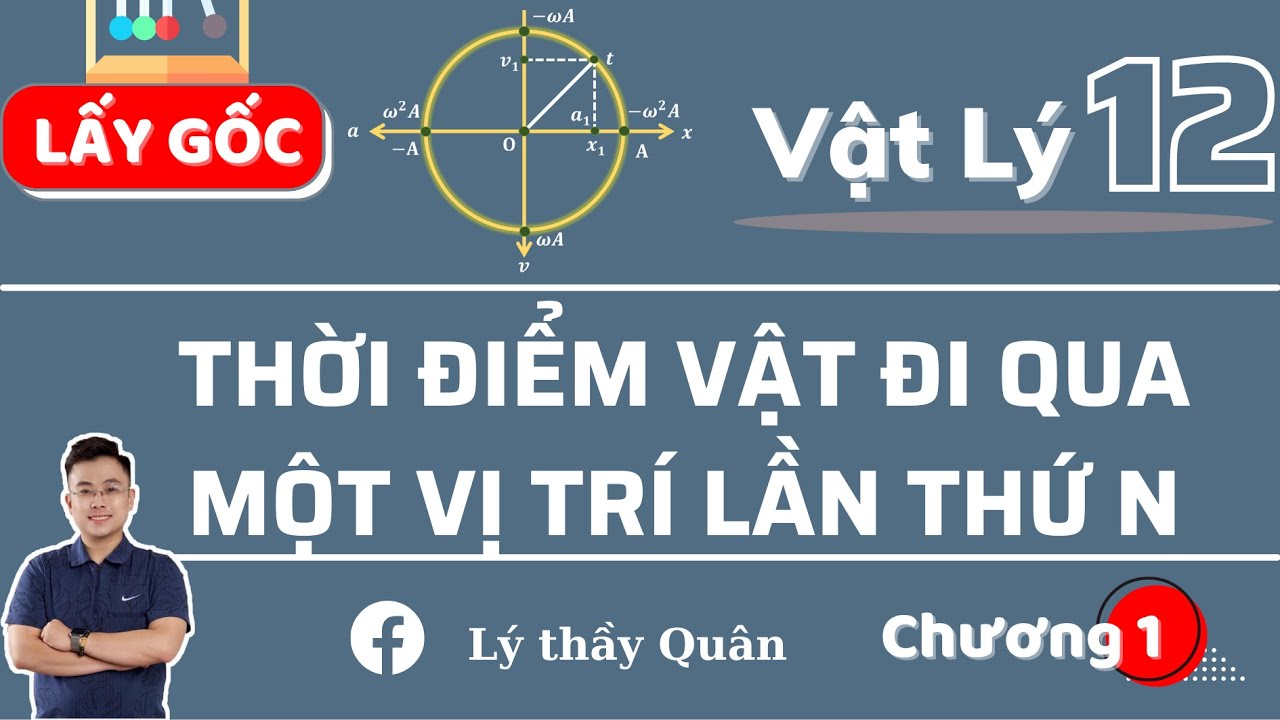 Xác Định Thời Điểm Vật Đi Qua Một Vị Trí Lần Thứ N II Lý Thầy Quân