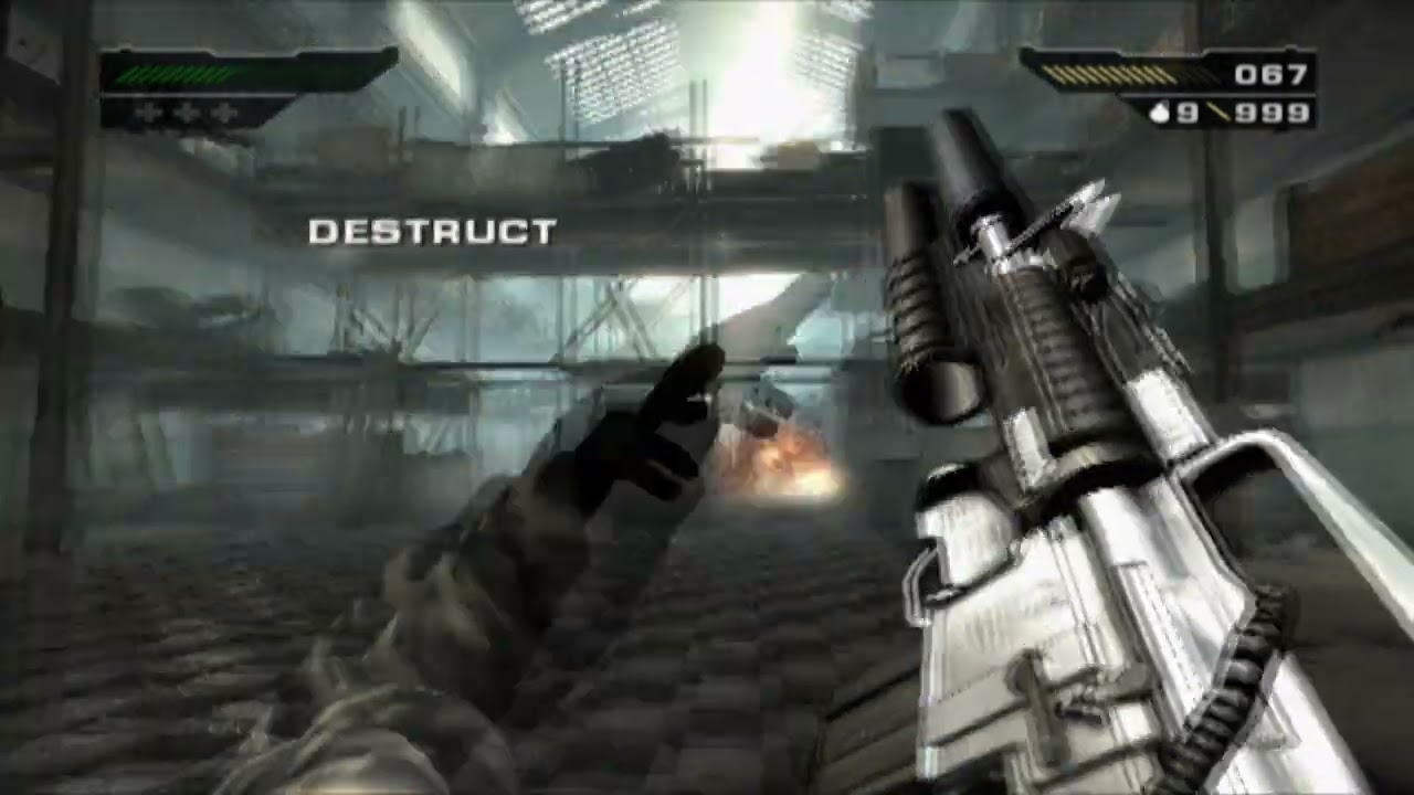 BLACK - PCSX2 - Mission 5 - Black Ops Difficulty - Tivliz Asylum
