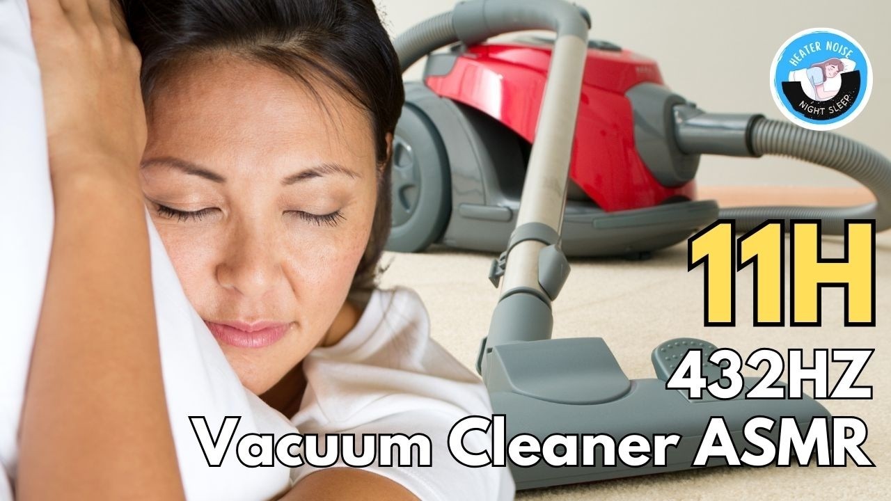 Improve Sleep With Vacuum Cleaner ASMR Sound - Relax With Black Screen 11 Hours - Sound Masking