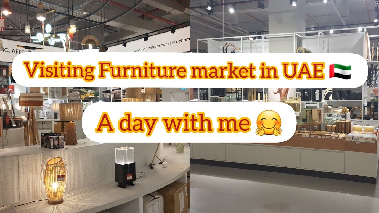 Spend a day with me 🤗 Reviewing OC Furniture market in UAE 🇦🇪 Best Furniture 🤔 @foreverambervlogs