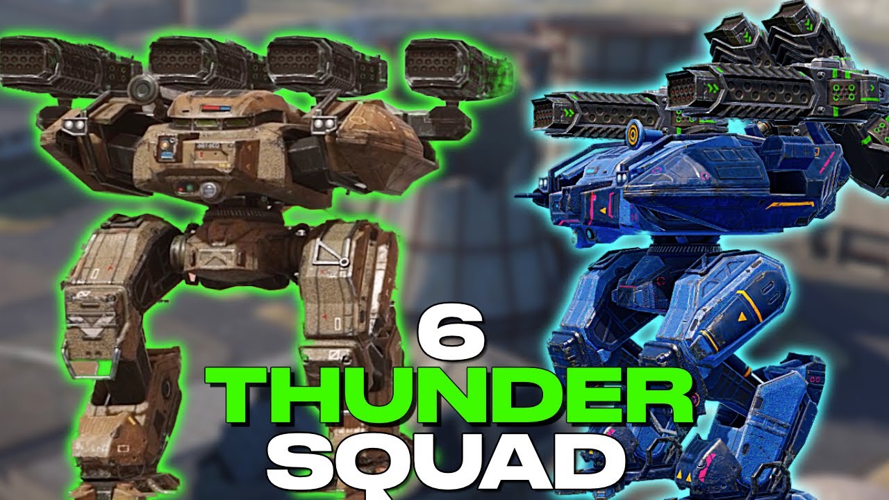 6 MAX Behemoth THUNDERS At Once In Champion League - Full THUNDER Squad | War Robots