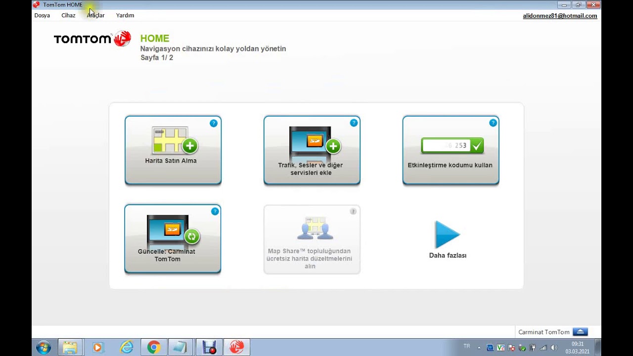TomTom Carminat (live olmayan)  Sıfırdan Kurulum ve Harita Yükleme - NC 8.842 Full Complete Install