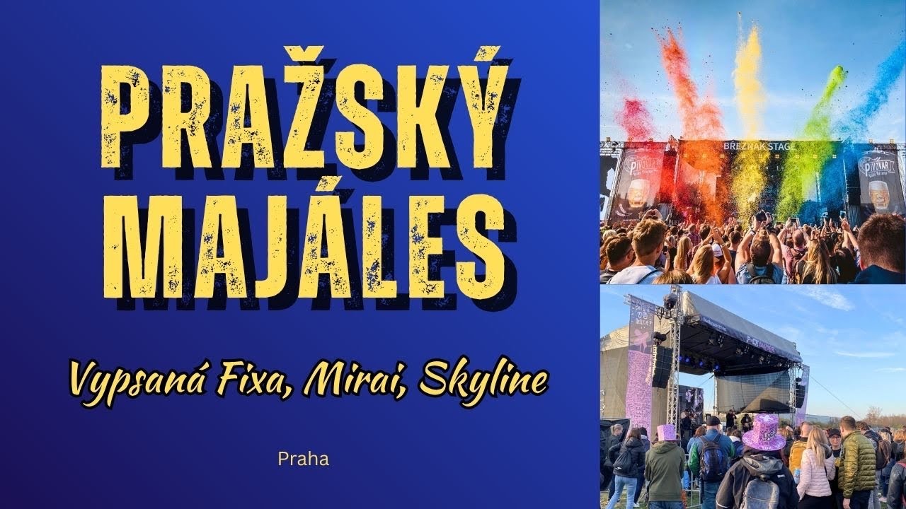 1. Pražský Majáles 2022 | Vypsana Fixa, Mirai a Skyline