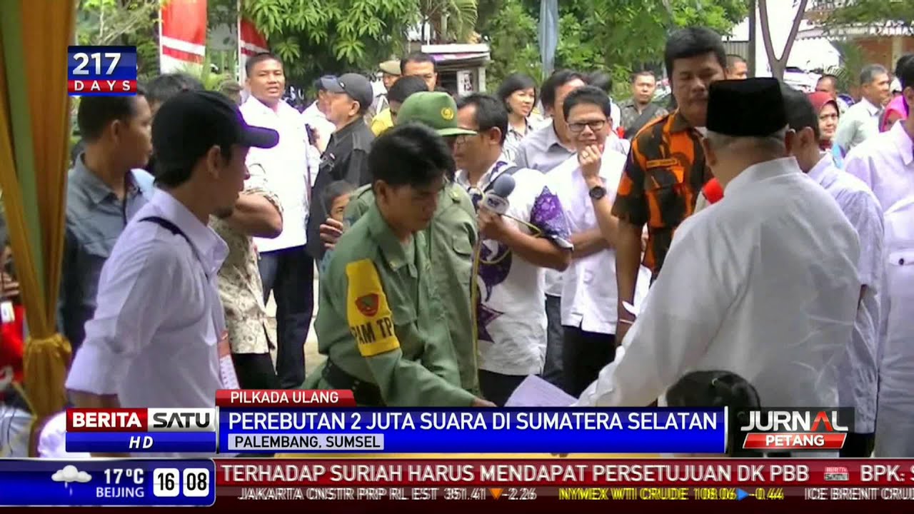 4 Pasang Cagub dan Cawagub Sumsel Rebut Dua Juta Suara