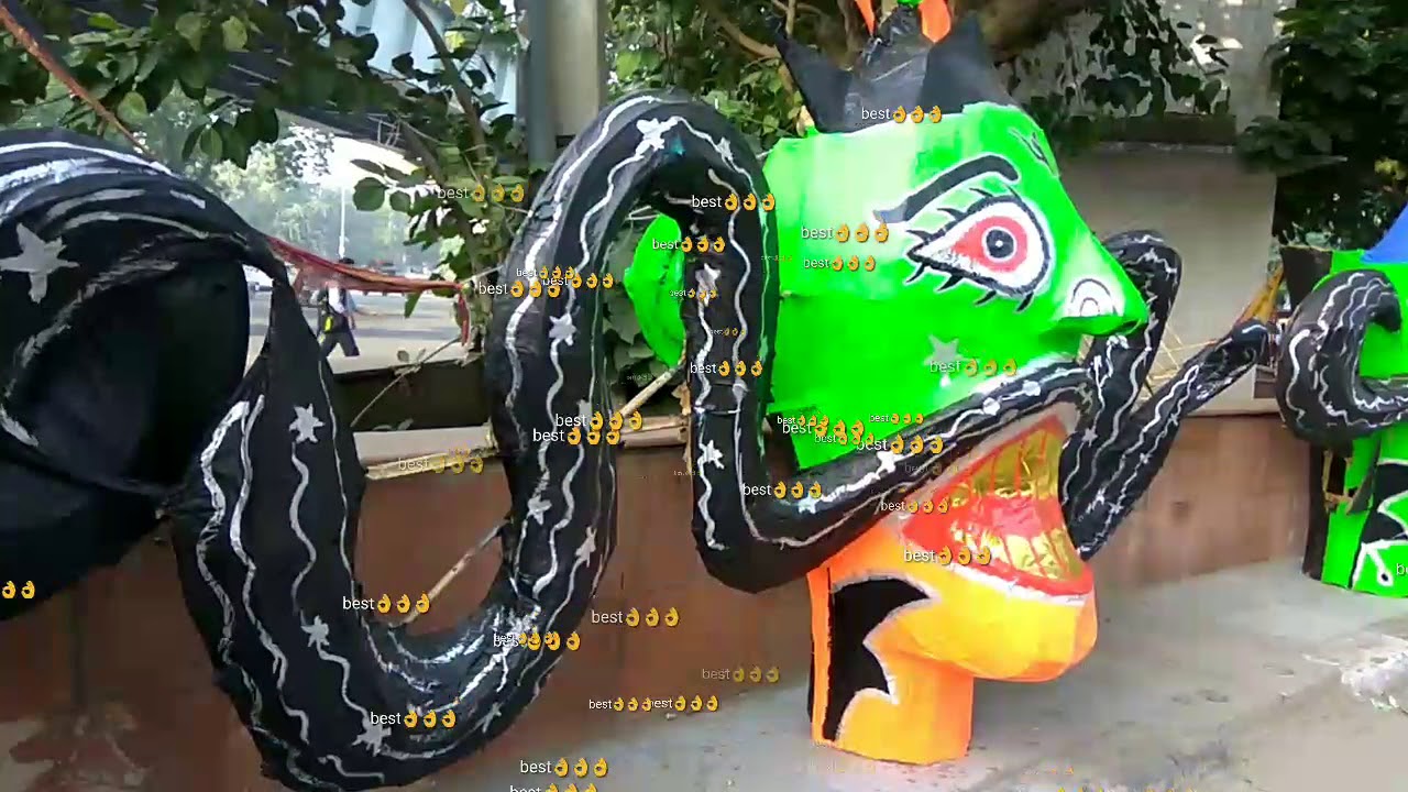 Making of Ravans || largest Ravan market of Delhi ||Tagore Garden Ravan market ||
