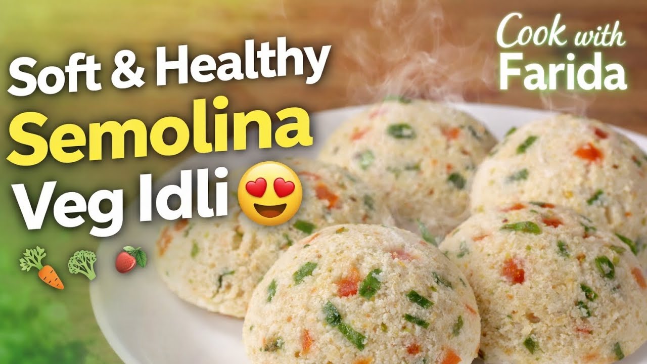 Soft & Healthy Vegetable Idli | Easy Breakfast Recipe | Cook with Farida 🌿#cookwithfarida #breakfast