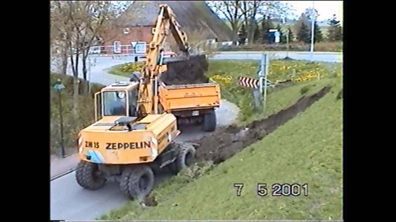Brunsbüttel / Neufeld / Neufelderkoog Deichbau  2001-Teil-2