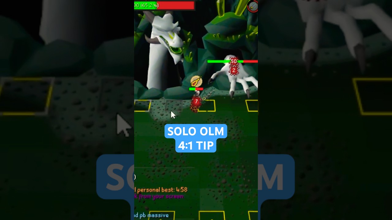 4:1 SOLO Olm Trick You NEED to Know! #osrs #shorts #gaming