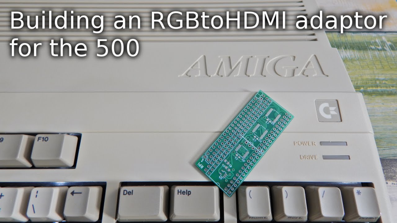 Lets build an RGBtoHDMI adaptor for the Amiga 500