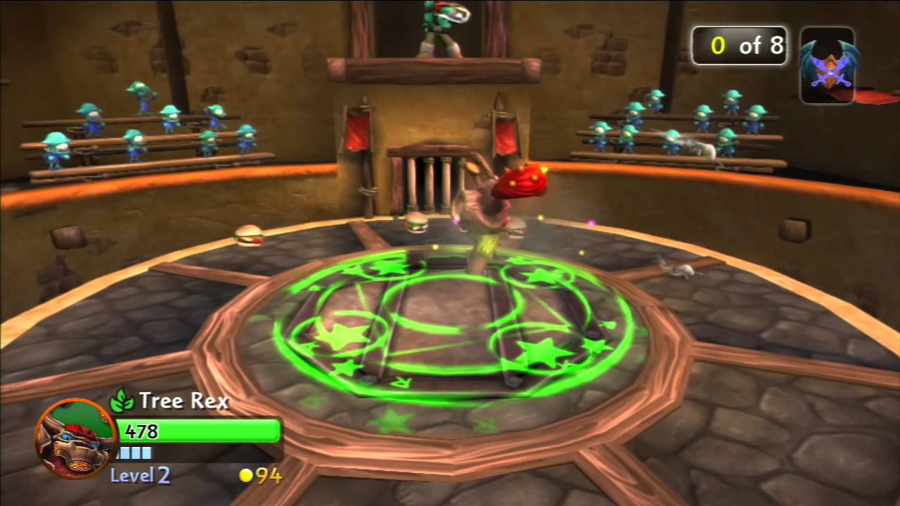 skylanders giants gameplay tree rex