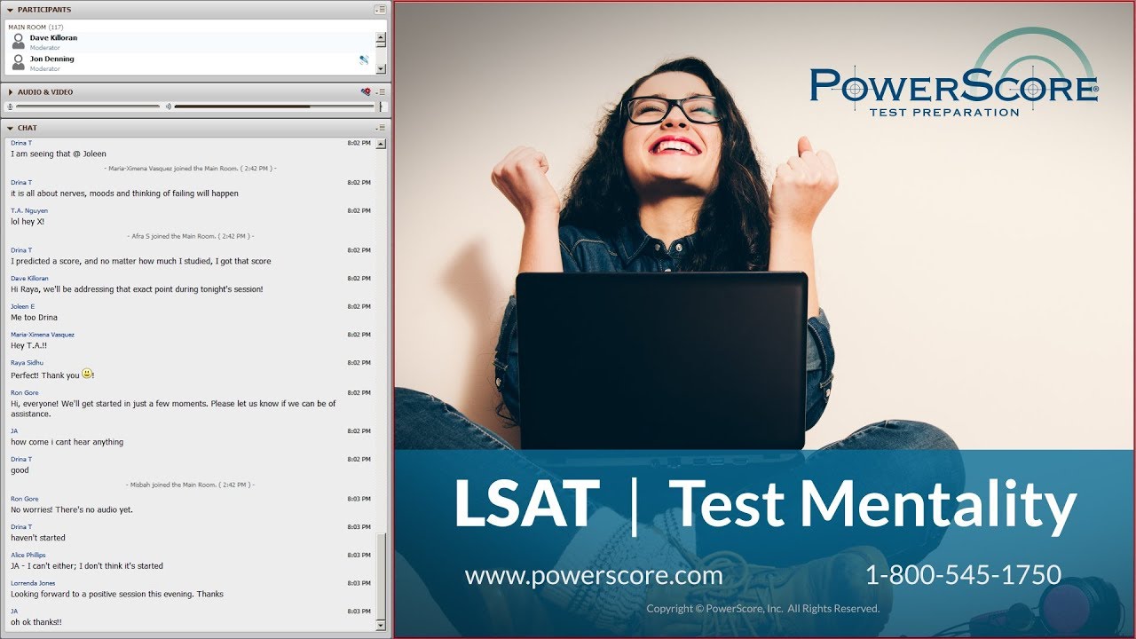 LSAT Test Mentality Webinar