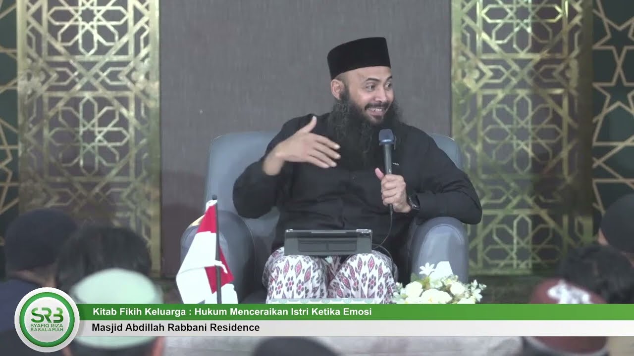 Hukum Menceraikan Istri Ketika Emosi - Ustadz DR Syafiq Riza Basalamah MA