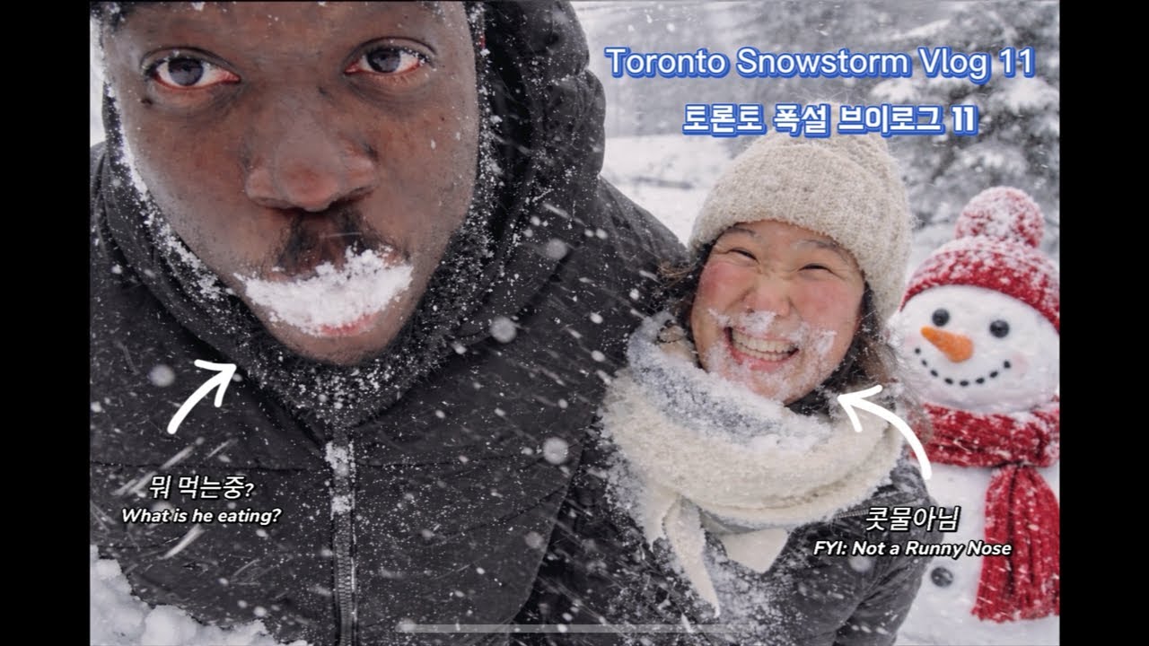 🇰🇷🇨🇦 [캐나다 토론토 브이로그] Toronto Vlog 11 | Snowstorm Day Vlog ❄️ Life in Canada 캐나다 폭설 브이로그