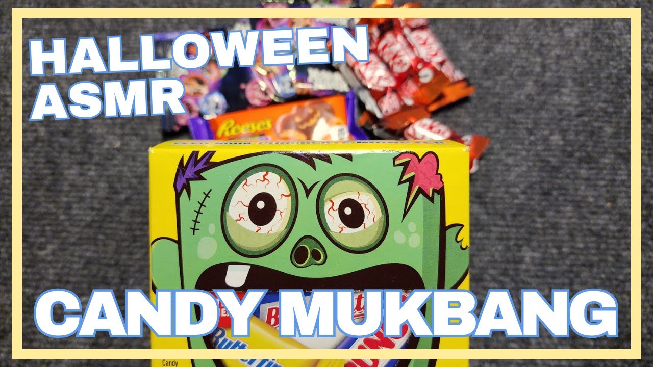 Halloween Candy Mukbang | Whispered ASMR