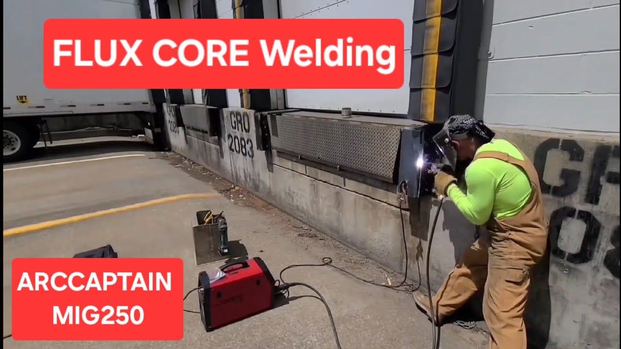 Flux core welding with ARCCAPTAIN MIG250