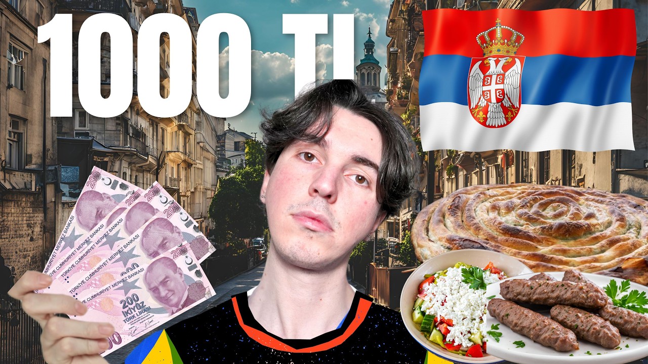 SIRBİSTAN BELGRAD`TA 1000 TL İLE BİR GÜN GEÇİRMEK- BELGRAD’DA NE YENİR