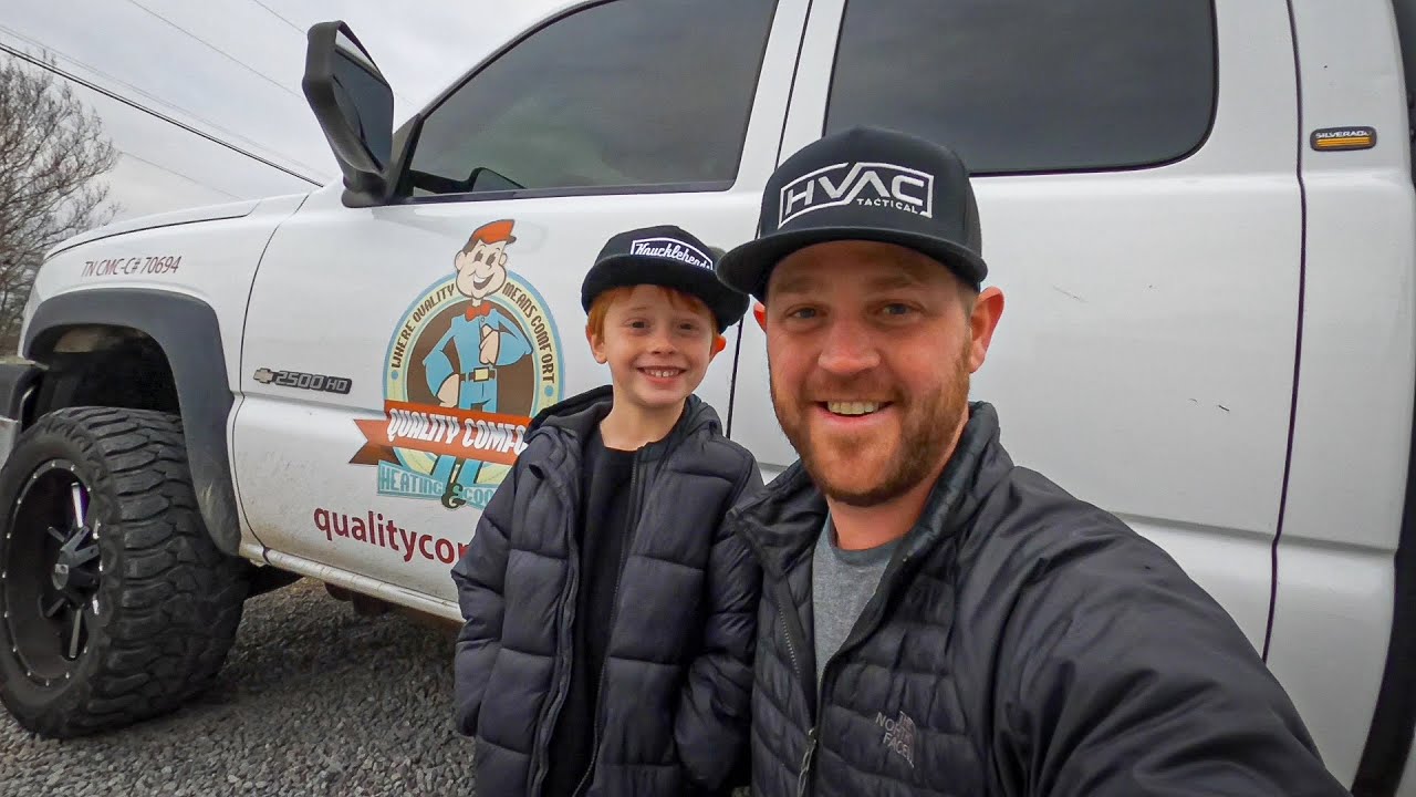 Teaching My SON About The BEST Skilled Trade! (HVAC of Course!)