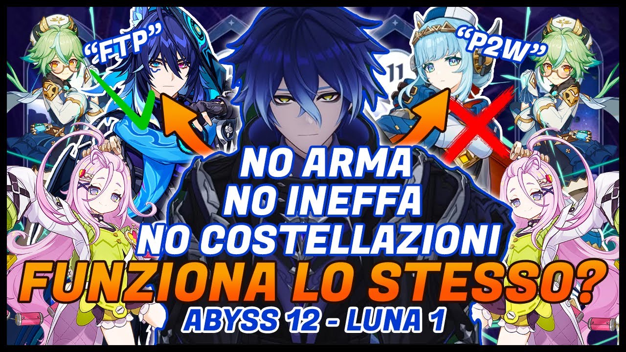 Ho testato FLINS nella nuova ABYSS 12: &egrave; forte anche SENZA INEFFA? | Spiral Abyss LUNA 1