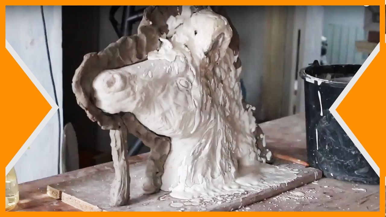 FAIRE LE MOULE EN PLÂTRE D'UNE TÊTE DE LICORNE