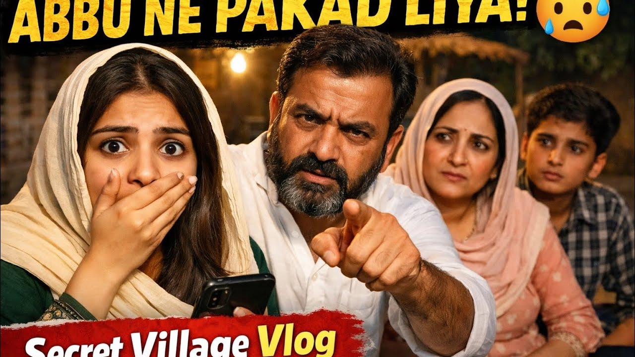 “Chupke Vlog Banaya… Abbu Ne Pakad Liya 🥹| Village Family 