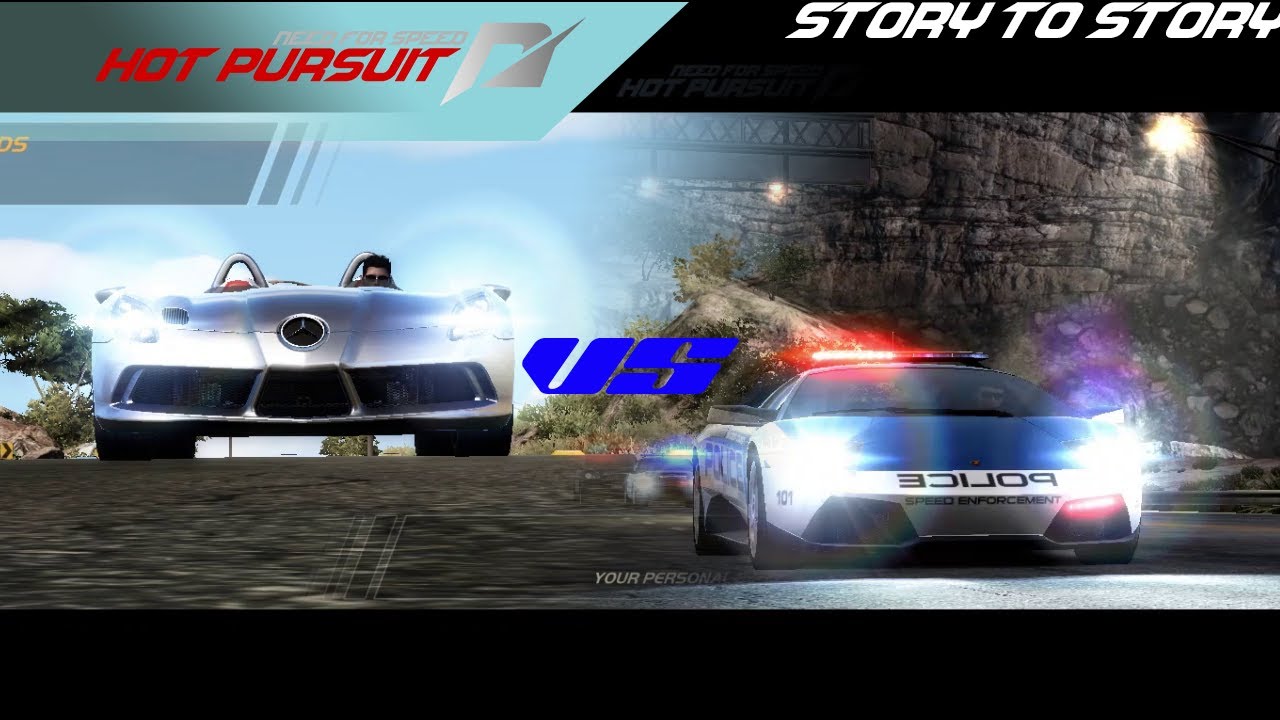 Story To Story, Mercedes SLR Stirling moss VS lamborghini murcielago LP 640 | NFS Hot Pursuit #ep5