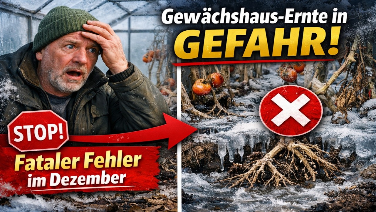 Das ganze Dorf macht DAS im Dezember. Riskieren Sie nicht Ihre Gewächshaus-Ernte!