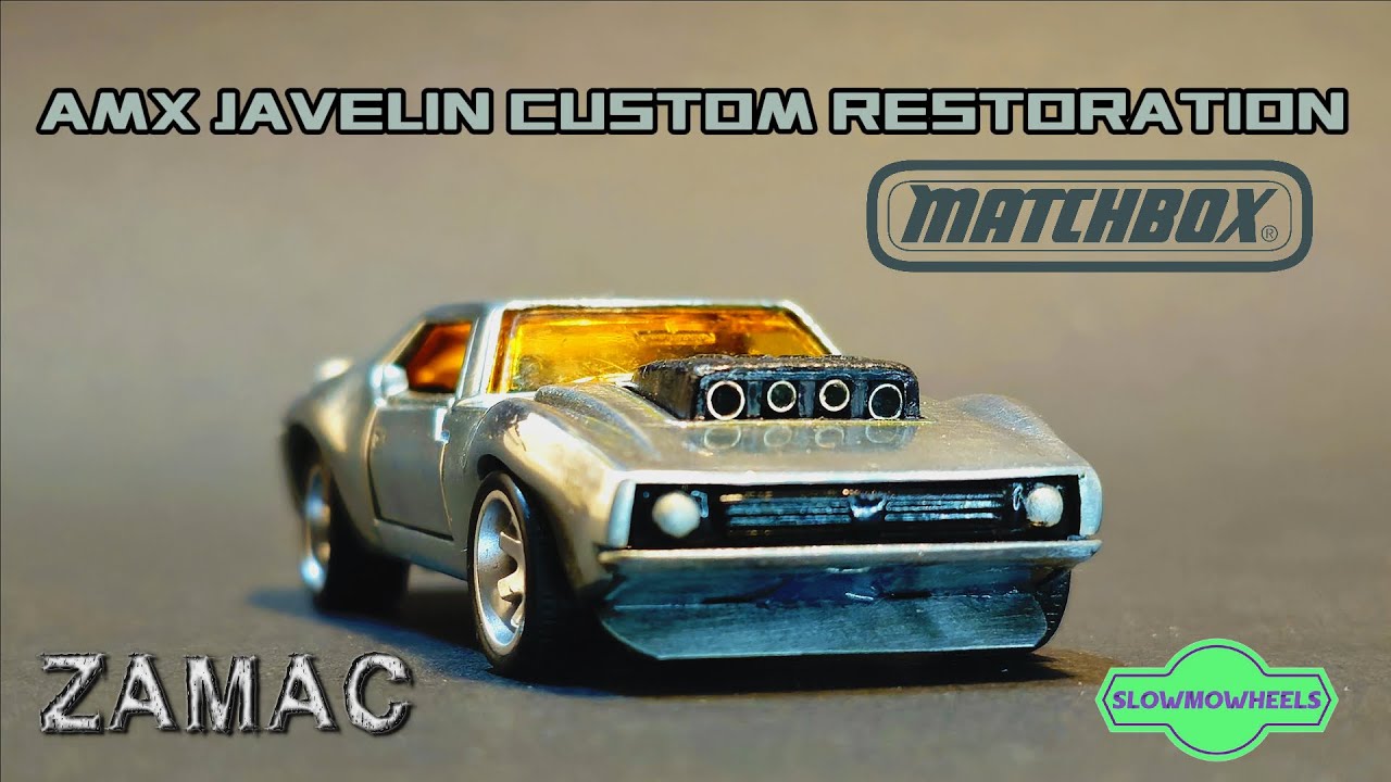 AMX Javelin Matchbox Custom ZAMAC Restoration