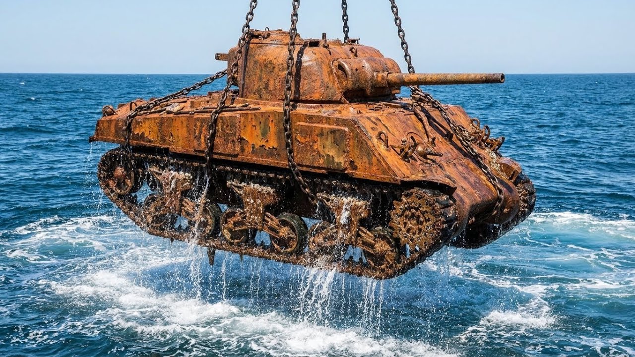 We Found a Lost WWII Tank Under the Sea — 80 Years Later, It Moves Again