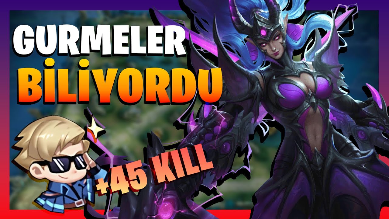 KARİNA'YLA 45 KILL ALDIM 😈 - Mobile Legends