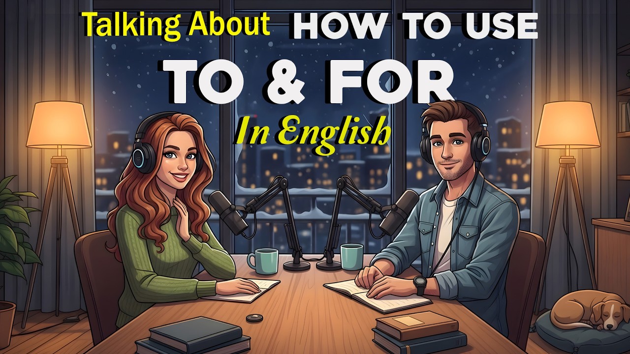 How to use To & For in English | Speaking & Easy English Conversation Practice