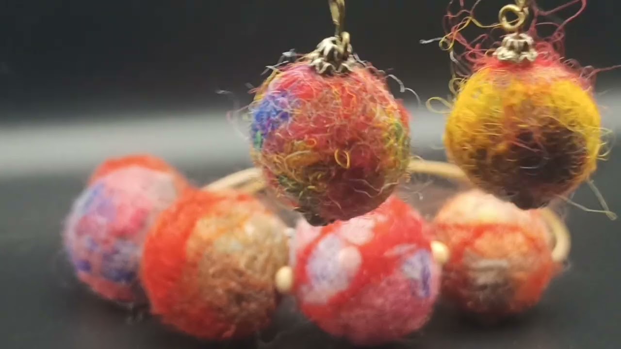 First wool jewelry by Cia Vie