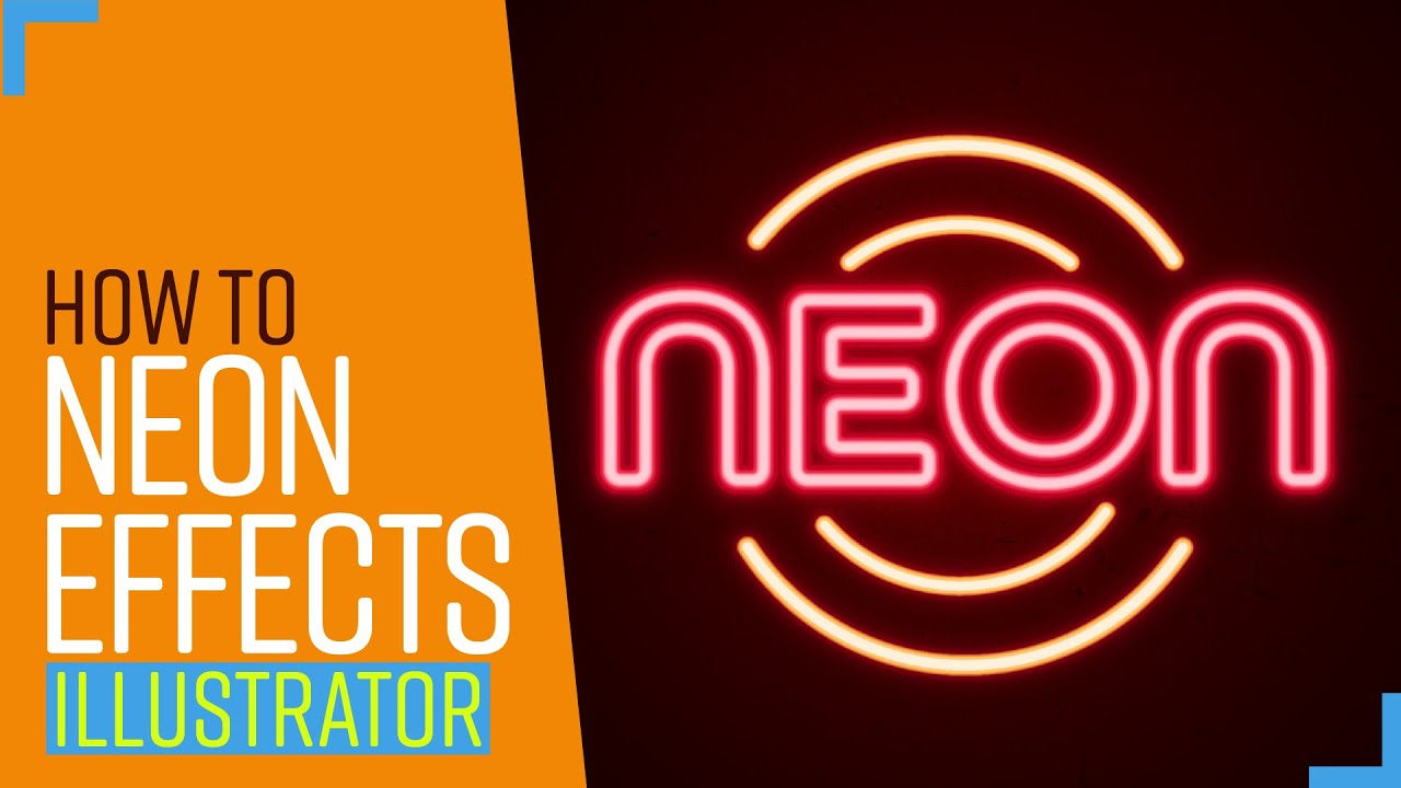 How to create neon effects in Illustrator